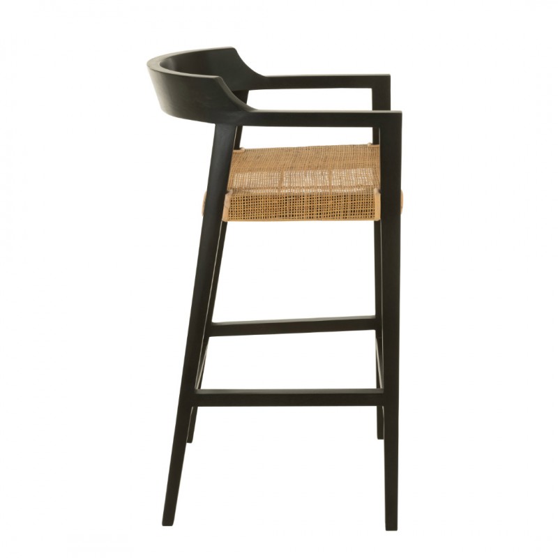 BARSTOOL MM TEAK BLACK 100